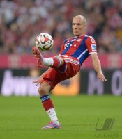 Fussball 1. Bundesliga Saison 14/15: Arjen Robben (FC Bayern Muenchen)
