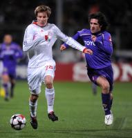 FUSSBALL  International CHL 09/10 :  AC Florenz - FC Bayern  Muenchen