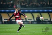FUSSBALL  International CHL 09/10 : BECKHAM (AC Mailand)