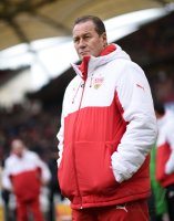 Fussball  1. Bundesliga  14/15: Trainer Huub Stevens (VfB Stuttgart)