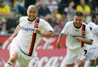 Fussball 1. Bundesliga: Dortmund - Frankfurt, jubel Cha