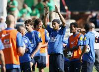 Fussball WM Training Brasilien