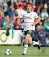 FUSSBALL 1. BUNDESLIGA: Werder, HARNIK Einzelaktion