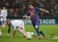 FUSSBALL INTERNATIONAL  CHL Viertelfinale 11/12:  AC Mailand - FC Barcelona