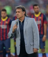 FUSSBALL International 2013/2014: Trainer Gerardo Martino (Barca)