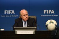 Fussball  International: FIFA Praesident Joseph S. Blatter (Schweiz)