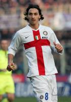 Fussball SERIE A , Inter: IBRAHIMOVIC Einzelaktion