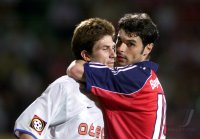 Fussball  1. Bundesliga  Ligacup  2000/2001: FC Bayern  M&Aring;&cedil;nchen - Hertha BSC Berlin
