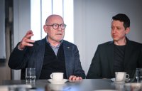 Buendnis 90 / Die Gruenen, Wahlkampf Landtagswahl Baden - Wuerttemberg, Verkehrsminister Winfried Hermann