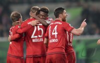Fussball DFB Pokal, 2. Hauptrunde 2015/2016: VfL Wolfsburg - FC Bayern Muenchen