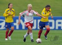 Fussball Frauen FIFA U 17  WM  2008  Daenmark - Kolumbien