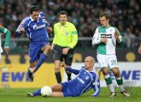 Fussball, 1. Bundesliga: Bremen - Schalke
