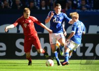 Fussball 1. Bundesliga, Saison 2012/2013:  FC Schalke 04 - FC Bayern Muenchen