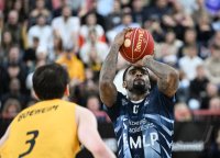 Basketball 1. Bundesliga 23/24: Tigers Tuebingen - MLP Academics Heidelberg