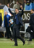 FUSSBALL International SERIE A 2011/2012:  JUBEL Trainer Andrea Stramaccioni (Inter Mailand)