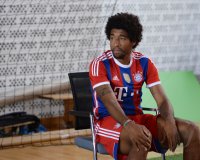 Fussball 1. Bundesliga 2014/2015: Fototermin beim FC Bayern Muenchen