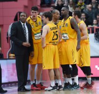 Basketball 1. Bundesliga 15/16 Hauptrunde: Walter Tigers Tuebingen - MHP RIESEN Ludwigsburg