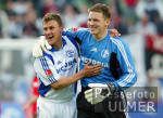 FUSSBALL 1. Bundesliga: Leverkusen - Schalke, JUBEL