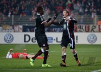 Fussball DFB Pokal Achtelfinale 13/14 : JUBEL 1. FC Kaiserslautern