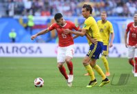 FUSSBALL WM 2018 Achtelfinale: Schweden - Schweiz