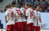 Fussball, 1. Bundesliga  Saison 2014/2015, Relegation: Hamburger SV - Karlsruher SC