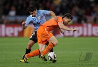 FUSSBALL WM 2010, HALBFINALE:  Uruguay - Niederlande