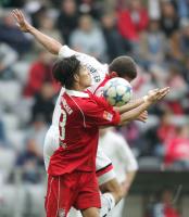 Fussball FC Bayern-Hannover 96; Zweikampf