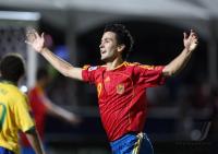 Fussball International  U 20 WM  Achtelfinale Spanien - Brasilien