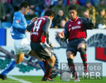 Fussball 1. Bundesliga: Bochum - Bayern, Zweikampf