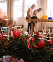 Vorbereitungen Palmsonntag