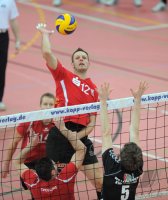 Volleyball 1. Bundesliga  12/13  TV Rottenburg - Netzhoppers Koenigs Wursterhausen