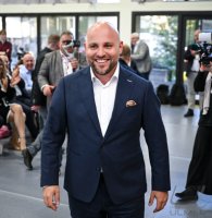 Streitgespraech OB Boris Palmer und AfD Landesvorsitzender Markus Frohnmaier in Tuebingen
