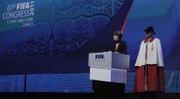 FUSSBALL INTERNATIONAL:   61. FIFA  Kongress in Zuerich 2011 SUI Bundesraetin  Calmy-Rey