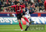Fussball 1. Bundesliga: Leverkusen - Berlin, Zweikampf