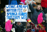 SKISPRINGEN  Vierschanzen Tournee   Innsbruck Fans Hannawald mit Plakat