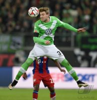 Fussball, 1. Bundesliga  Saison 2014/2015: VfL Wolfsburg - FC Bayern Muenchen