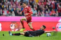 Fussball 1. Bundesliga Saison 17/18: FC Bayern Muenchen - 1. FSV Mainz 05