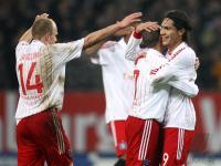 Fussball 1. Bundesliga: Hamburg - Frankfurt