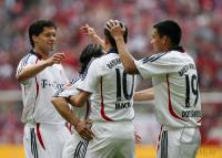 Fussball 1.Bundesliga JUBEL  FC Bayern Muenchen
