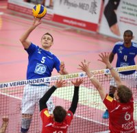 Volleyball 1. Bundesliga  Saison 15/16:  TV Rottenburg - VfB Friedrichshafen