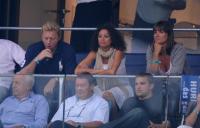 FUSSBALL  1. BUNDESLIGA:  Boris Becker mit Frau Lilly und  Franziska van Almsick