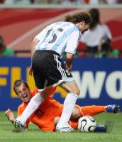 Fussball WM 2006: Holland - Argentinien