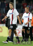 Fussball 2. Bundesliga: Koeln - Frankfurt, enttaeuschte Frankfurter