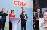 Politik, Bundestagswahl 2021 Wahlkampf CDU; Union-Kanzlerkandidat Armin Laschet