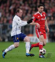 FUSSBALL  International CHL 09/10 :  FC Bayern  Muenchen  - Manchester United