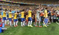 FUSSBALL WM 2014, HALBFINALE: Brasilien - Deutschland