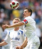 Fussball 1. Bundesliga, KSC: EGGIMANN Einzelaktion