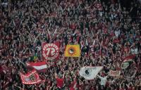 FUSSBALL  International CHL 09/10:  FANS  FC Bayern  Muenchen