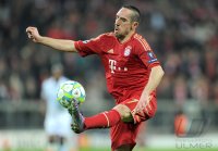 FUSSBALL INTERNATIONAL  CHL Viertelfinale 11/12: Franck Ribery (FC Bayern Muenchen)