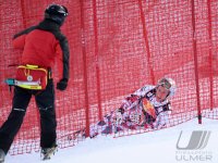 Ski Alpin Kitzbuehel 2016; Abfahrt Training Sturz Florian Scheiber (AUT)